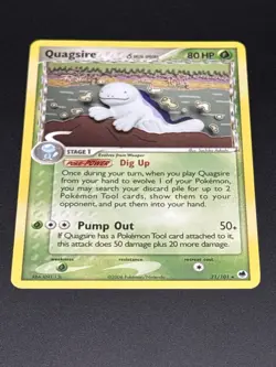 Pokemon Card - Quagsire Dragon Frontiers 21/101 Rare - Image 3