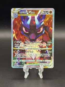 Lucario VSTAR SWSH291 Holo Sword & Shield Promo Pokemon Card - Image 1