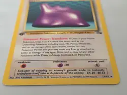 1st Edition DITTO First Edition 1999 Fossil Pokemon Non-Holo Card #18/62 - Image 5