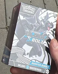 Pokemon Scarlet & Violet Black Bolt Booster Bundle 6 Packs Trading Card Game - Image 1
