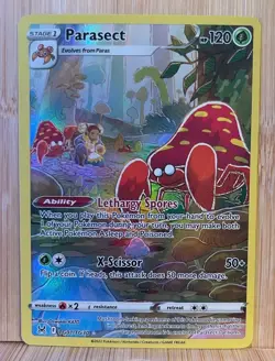 Parasect TG01/TG30 Trainer Gallery Lost Origin Full Art Pokemon Card NM - Image 1