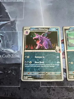 Team Rocket's Nidoran & Nidorino Destined Rivals Card Lot Reverse Holo Pokemon - Image 4