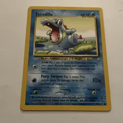 Totodile 81/111 Neo Genesis Common 50 HP Basic Unlimited Regular Card English - Image 1