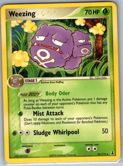 Weezing 33/113 Non Holo Delta Species - Pokemon Card - NM - Image 1