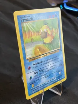 Psyduck Fossil Unlimited Common Card 53/62 NM - Image 2