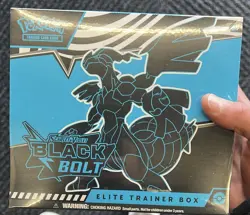 Pokemon Scarlet & Violet Black Bolt Elite Trainer Box Trading Card Game - Image 1