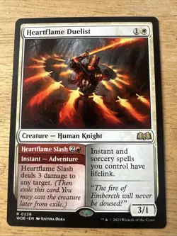 Heartflame Duelist Wilds of Eldraine MTG Magic The Gathering - Image 1
