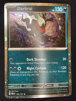 Pokemon Darkrai (Cosmos Holo) Rare Miscellaneous Cards & Products 136/197 NM - Image 1