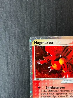 2003 Magmar Ex 100/109 Holo Rare Pokemon Card - Ruby and Sapphire Set - Image 3