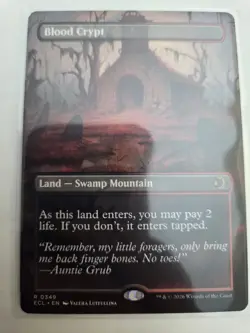 mtg, Blood Crypt (Borderless) Lorwyn Eclipsed Regular NM - Image 2