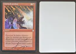 SIGNED MtG Magic Kaja Foglio Artist Proof _ Spanish Ice Age _ STONE RAIN _ 1/100 - Image 1