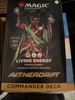 MtG - Aetherdrift Commander Deck - Living Energy NEW/SEALED 195166279145 - Image 1