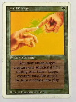 Instill Energy Revised Edition Non-Foil MTG MP - Image 1
