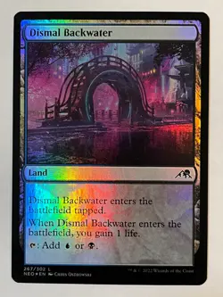 Dismal Backwater Kamigawa: Neon Dynasty Foil MTG NM - Image 1