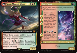 1x Terra, Magical Adept // Esper Terra ~ Extended Art - Foil NM-Mint, English Fi - Image 1