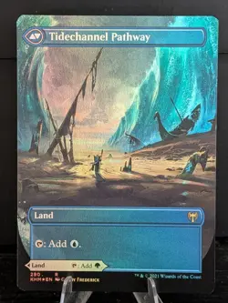 Barkchannel Pathway/Tidechannel Pathway (Borderless) Kaldheim Foil - Image 2