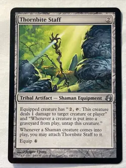 Thornbite Staff X1 Morningtide Mtg Magic the Gathering - Image 1