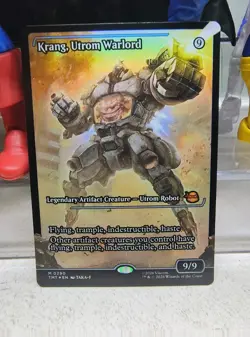 MTG TMNT Krang, Utrom Warlord (Showcase) Foil #290 MINT - Image 1