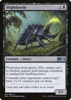 Blightbeetle NonFoil Core Set 2020 87 NM MTG - Image 1