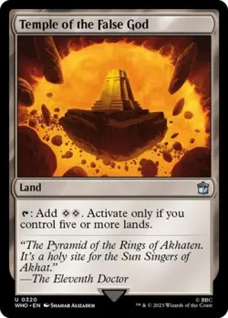 Temple of the False God - Near Mint MTG Universes Beyond: Doctor Who - Image 1