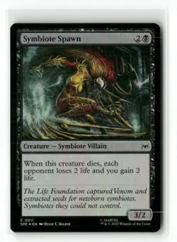 Symbiote Spawn Marvel's Spider-Man: Eternal-Legal Magic: The Gathering Foil NM - Image 1