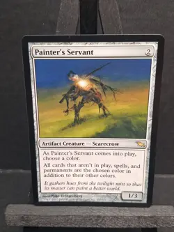Painter's Servant Shadowmoor MTG Magic Rare LP Lightly Played Artifact Commander - Image 1