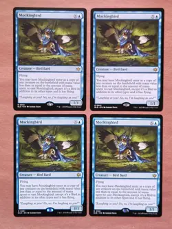 4x Mockingbird **NEAR MINT** **UNPLAYED** MTG - Image 1