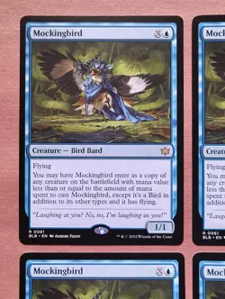 4x Mockingbird **NEAR MINT** **UNPLAYED** MTG - Image 2