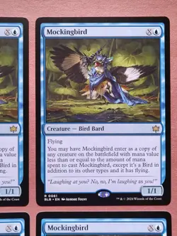 4x Mockingbird **NEAR MINT** **UNPLAYED** MTG - Image 3