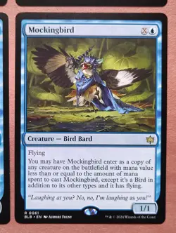 4x Mockingbird **NEAR MINT** **UNPLAYED** MTG - Image 4