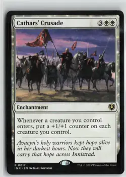 Cathars' Crusade Normal R Innistrad Remastered 17 NM - Image 1