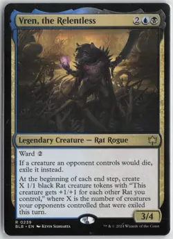 Vren, the Relentless Normal R Bloomburrow 239 NM - Image 1