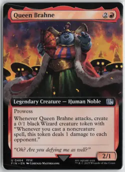 Queen Brahne (Extended Art) Normal U FINAL FANTASY 464 NM - Image 1