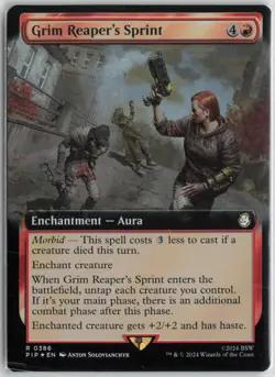 Grim Reaper's Sprint (Extended Art) Foil R Universes Beyond: Fallout 386 NM - Image 1