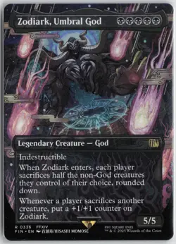 Zodiark, Umbral God (Borderless) R FINAL FANTASY 336 NM - Image 1