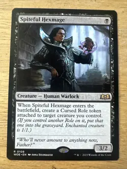Spiteful Hexmage - Wilds of Eldraine WOE- Rare - MTG Magic Pack fresh - Image 1