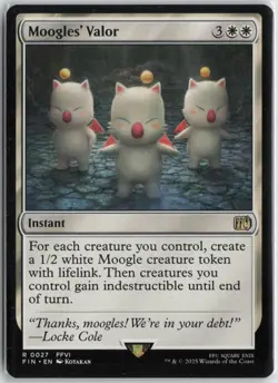 Moogles' Valor Normal R FINAL FANTASY 27 NM - Image 1