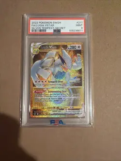 Pokemon TCG: PSA 9 - Lugia VSTAR Gold Secret Rare Card 211/195 Silver TempestPo - Image 1