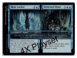 (4X) FOIL Meat Locker // Drowned Diner Duskmourn - MTG Magic the Gathering Card - Image 1