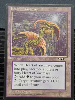 MTG Heart of Yavimaya Alliances Regular Rare Card - Image 1