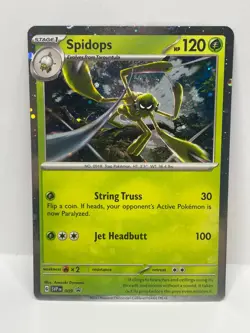Pokemon TCG Spidops Cosmos Holo Black Star Promo SVP009 - Image 1