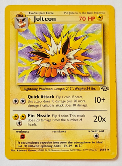 Pokemon TCG: Jolteon Jungle #20/64 HP-MP - Image 1