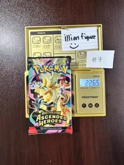 VERY HEAVY! GOD PACKUUU 22.65g Ascended Heroes Pokemon TCG Booster (SEALED) - Image 1