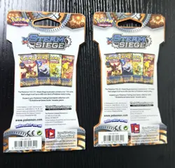 Lot Of (2) 2016 Pokemon XY Steam Siege Sleeved Booster Packs New Factory Sealed - Image 4