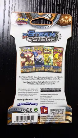 Lot Of (2) 2016 Pokemon XY Steam Siege Sleeved Booster Packs New Factory Sealed - Image 5