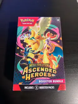 Pokemon TCG Mega Evolution Ascended Heroes Booster Bundle Sealed New - Image 1