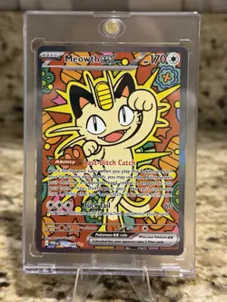 Meowth ex 121/088 Special Illustration Rare - Perfect Order SIR Pokemon - Image 1