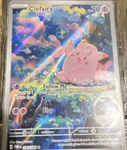 Pokemon TCG Lillie's Clefairy ex Sv09 173/159 Holo HP190 English - Image 1