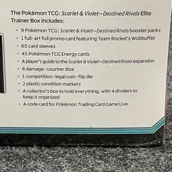 POKEMON Scarlet & Violet Destined Rivals Elite Trainer Box - Image 4