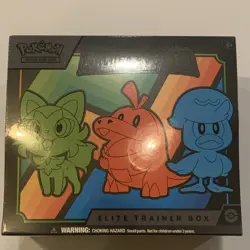 Pokemon Scarlet & Violet Paldea Evolved Elite Trainer Box Sprigatito Fuecoco - Image 1